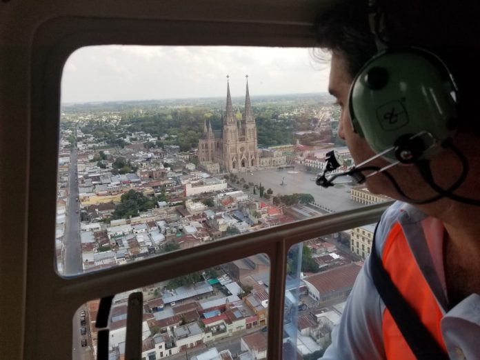 Helicóptero - Operativo sanitario