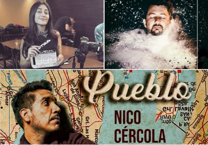 Victoria Díaz Maxi Conti y Nico Cércola