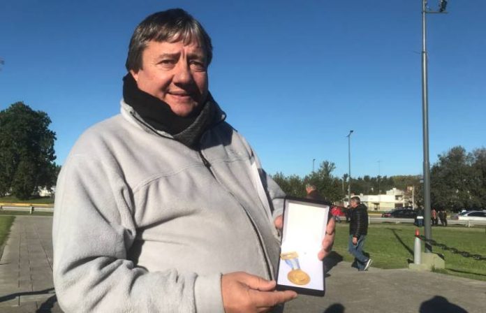 Gustavo Altoé Meda de oro Liga Naval Argentina