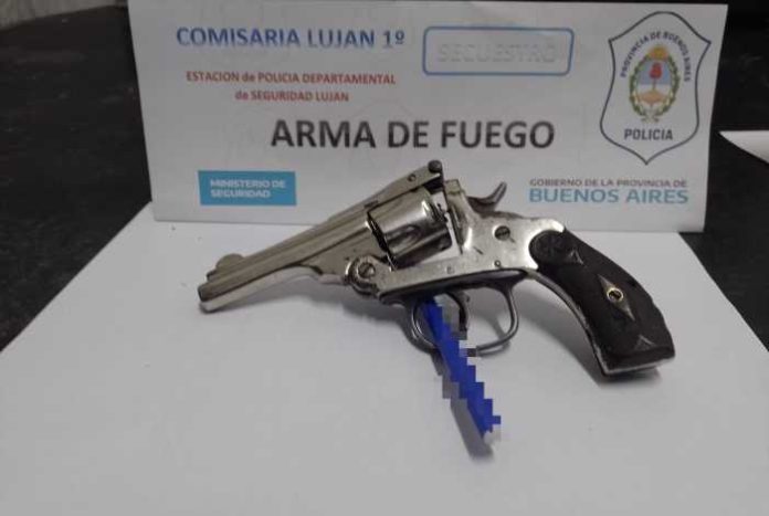 Arma secuestrada