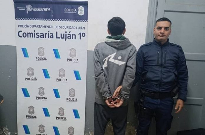 Menor aprehendido robo de moto