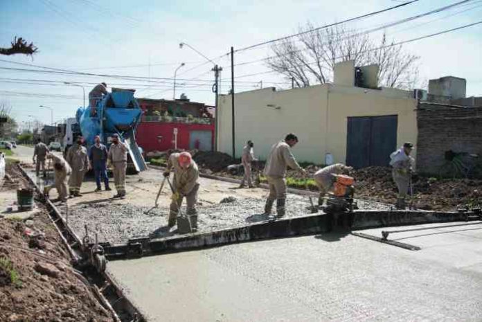 Pavimentación 6 barrios de Luján