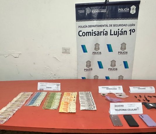 Aprehendieron a tres hombres con cocaína y marihuana durante un operativo preventivo