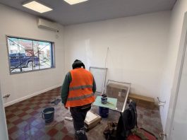 Realizan tareas de remodelación integral en el CAPS San Cayetano
