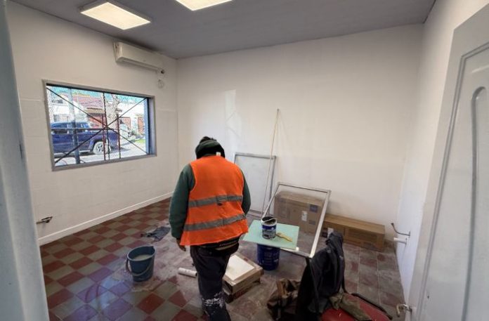 Obras de refacción CAPS San Cayetano