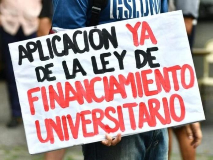 Universidades Cartel Ley de financiamiento Universitario