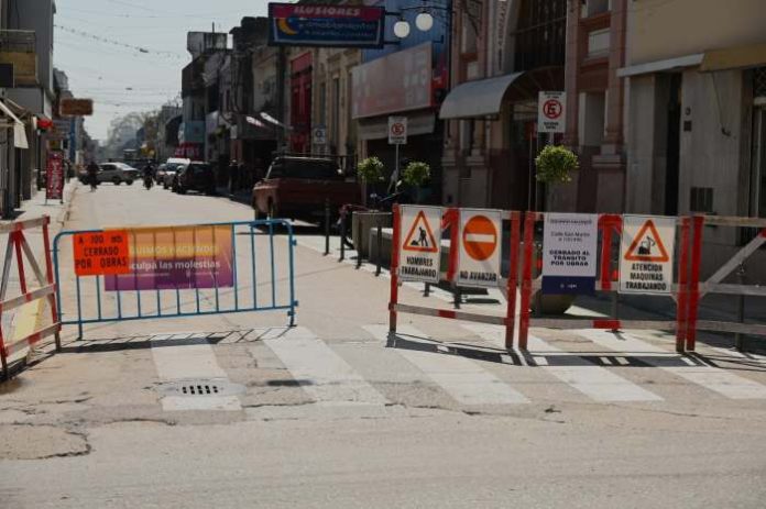 Distrito Histórico obras calle San Martín