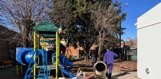 Incorporaron nuevos juegos de primera infancia en jardines