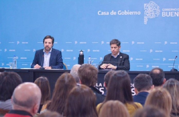 Axel Kicillof y Nicolás Kreplak