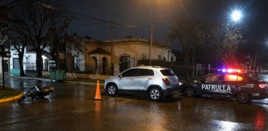 Un motociclista herido tras un choque en Lavalle y Alem
