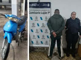 Cayó por el robo de una moto y tenía una orden de detención por “lesiones agravadas”