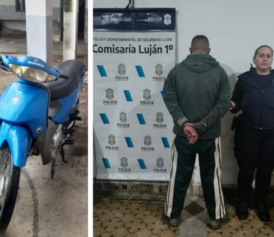 Cayó por el robo de una moto y tenía una orden de detención por “lesiones agravadas”