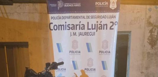 Padre Varela: aprehendieron a un joven que circulaba en una moto robada