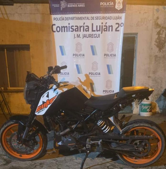Moto Robada Campana Barrio Padre Varela