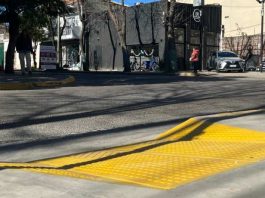 Colocan nuevas rampas de hormigón en el centro de la ciudad