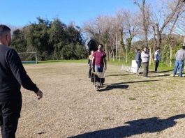 Hockey Parque Esperanza: comenzó la obra en su cancha