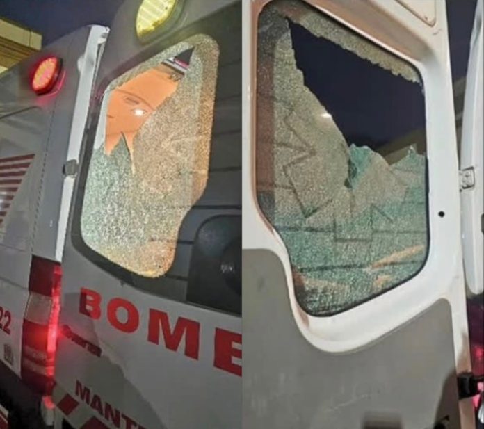 Móvil Bomberos Vandalizado