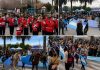 El Día de la Independencia se celebró en Jáuregui con el tradicional desfile patrio